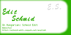 edit schmid business card